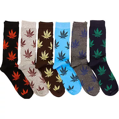 6 Pairs Mens Fashion Dress Socks Multi-Colors Designer Prints Argyle Pattern Lot • $21.98