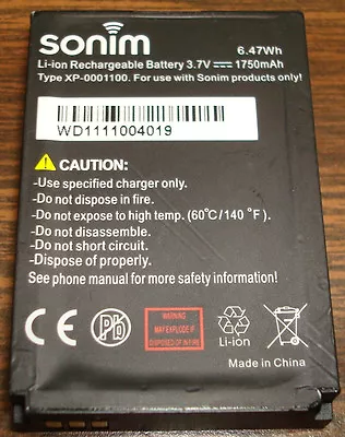  Genuine SONIM XP-0001100 Battery For XP3 Quest XP3.2 Quest XP3.2 Land Rover S1 • $39.19