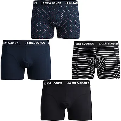 £16.95 • Buy Jack & Jones Boxer Shorts Trunks Gift Box Mens 2 Pack Cotton Blend Underwear Set