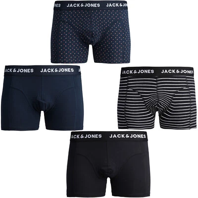 £16.95 • Buy Jack & Jones Boxer Shorts Trunks Gift Box Mens 2 Pack Cotton Blend Underwear Set