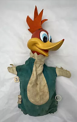 Vintage 1962 Woody Woodpecker Pull-String Talking Puppet Does NOT Work • $25