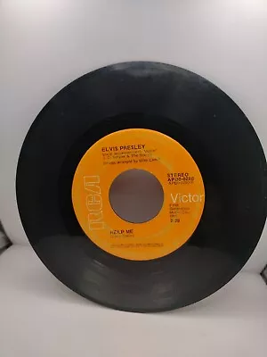 45 RPM Elvis Presley RCA VICTOR 0280 Help Me    • $2.66