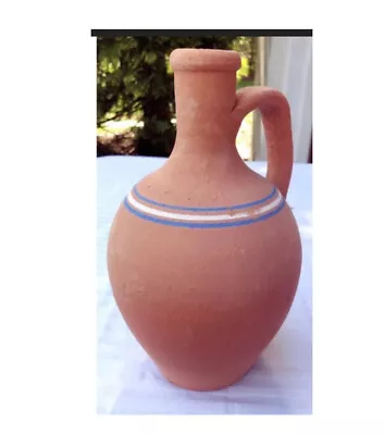 Clay Water Pitcher Unglazed Terracotta Mud Jug Pottery Drinking Pitcher • $39.50