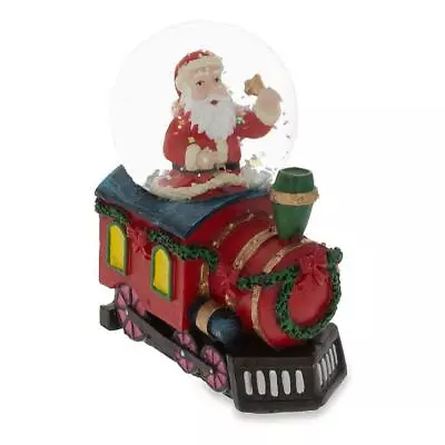 $8.16 • Buy Santa Ringing A Bell On A Christmas Train Mini Water Snow Globe
