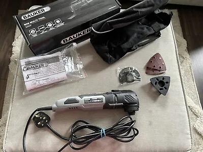 Bauker PMF300GH.1 Corded Oscillating SDS Multi Tool 300w - EXCELLENT CONDITION • £34.95