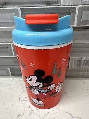 Mickey & Minnie Mouse Kid's  Zak Tumbler Cup 12 Oz Mug With Lid - EUC • $13.45