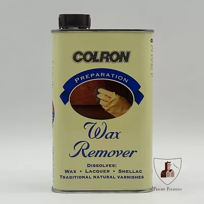 Colron Wax Remover – 500ml | Dissolves Wax Lacquer Shellac & Varnish • £18.99