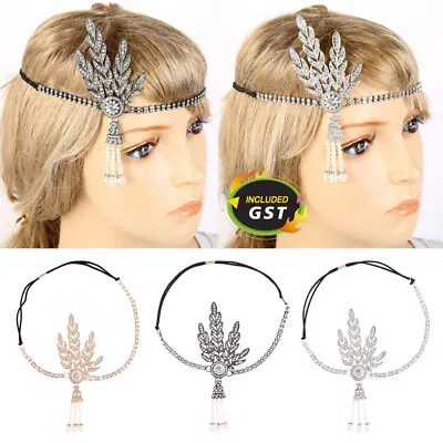 $9.08 • Buy 1920s Headband Vintage Bridal Great Gatsby Flapper Party Headpiece Accessories