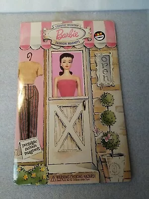 BARBIE 1997 COUNTRY WEEKEND FASHION MAGNETS- Magnetic Doll  Outfit.  *READ* • $19.95