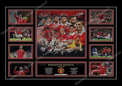 Manchester United 2022/23  Casemiro Signed A4 Football Memorabilia Photo Prints • £8.69