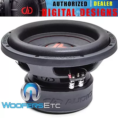 DD AUDIO 610d-D4 10  CAR SUB WOOFER 1800W DUAL 4-OHM SUBWOOFER BASS SPEAKER NEW • $289