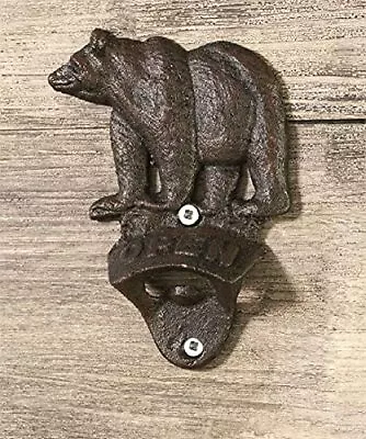 Cast Iron Bear Wall Bottle Opener • $14.96