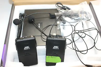 DEFECTIVE Nady DW-22 LTHM Digital Wireless System W/ 2 Headset Mics #R6499 • $89.95