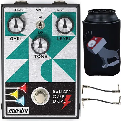 Maestro Electronics Ranger Overdrive Guitar Effect Pedal W/ Cables & Beer Hugger • $149