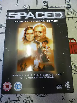 Spaced Starring Simon Pegg 3 Disc Collector's Edition Dvd Region 2 Uk Pal Format • £6