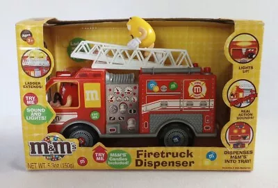 M&M Mars Collectibles Chocolate Candy Fire Truck Chocolate Candy Dispenser 2011 • $12