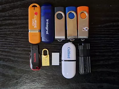 10 X 4GB USB Flash Drive Bulk Job Lot Mix Brands 1 • £20