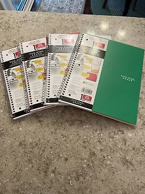 Mead 5 Star Wide Rule One Subject 100 Sheet Spiral Notebooks “4 Total”  • $15