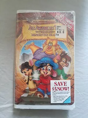 An American Tail The Treasure Of Manhattan Island VHS 2000 Clamshell / SEALED • $5.98