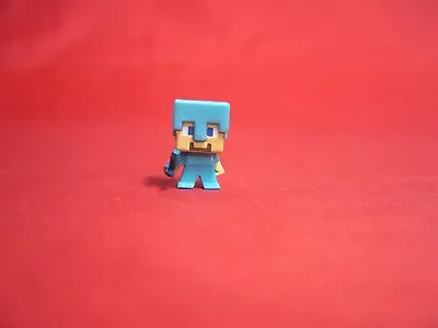 Minecraft Mini Figure STEVE In The BLUE DIAMOND W Sword 1  Series 3 • $5.99