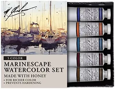 Graham Tube Watercolor Paint Marinescape 5color Set 1/2ounce • $89.96