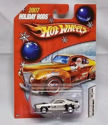 Hot Wheels 2007 Holiday Hot Rods Ford Mustang Mach 1 In White • $5.75