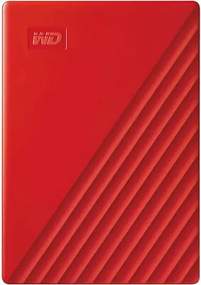 WD 4TB My Passport Portable External 2.5  Hard Drive Storage HDD USB 3.0 Red • $228.85