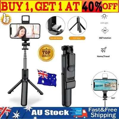 Remote Selfie Stick Tripod Phone Desktop Stand Desk Holder For IPhone/Samsung AU • $17.39