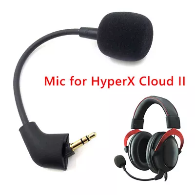 Replacement Game Mic 3.5mm Microphone For Kingston HyperX Cloud 2 II X Core • $19.25