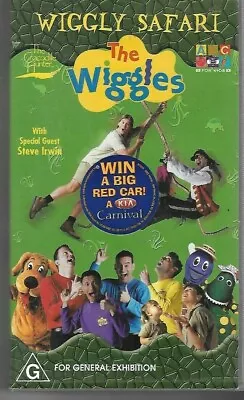 THE WIGGLES  : WIGGLY SAFARI   (Vhs Video Tape)  Near New • $18.95