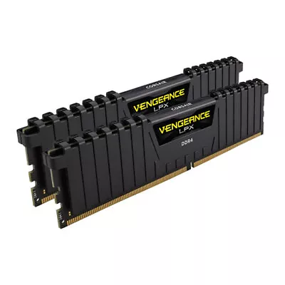 32GB (2x16GB) Corsair DDR4 Vengeance LPX Black PC4-17000 (2133) Non-ECC Unbuff • £85.68