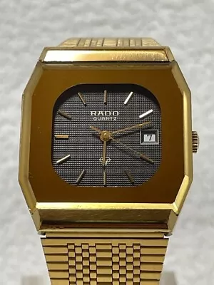 Rado 711.2011.2 Date Vintage Men's Watch Used Swiss Made • $133.70