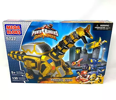 Mega Bloks 5727 Power Rangers Dino Thunder BRACHIO ZORD Command Playset SEALED • $379.99