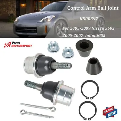 Fit For Infiniti G35 RWD Coupe 2-Door & Nissan 350Z Front Lower Ball Joint Kit • $30.78