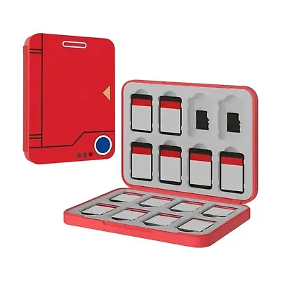 Pokemon Pokedex Theme Magnetic 16 Game Card Storage Nintendo Switch Compatible  • $30.99