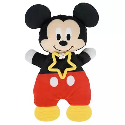 Disney Baby - 'Mickey Mouse Teether Blanket' Baby Toy Polyester 25cm Heigh... • $21.20