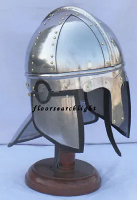 Medieval Viking Nasal Knight Armor Infantry Helmet Reenactment Larp Costume Helm • $166.57