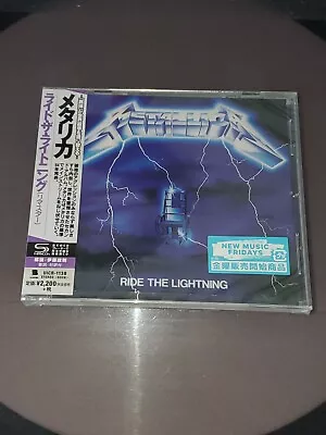 Metallica-Ride The Lightning SEALED NEW JAPANESE IMPORT CD W/OBI • $20