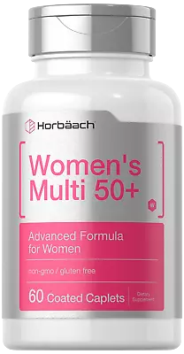 Women's Multivitamin 50 Plus | 60 Caplets | Vitamin Formula | By Horbaach • $10.79