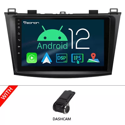 DVR+Eonon M3BLA12 9  Android 12 Car Play Radio GPS DSP USB For Mazda 3 2010-2013 • $231.79