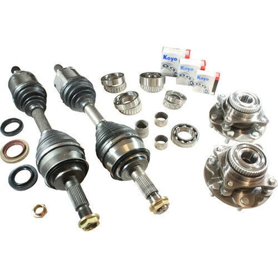 $539 • Buy Front CV Drive Shaft Wheel Bearing Hubs Diff Rebuild Kit For Toyota Hilux GGN25R