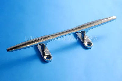 Boat Cleat - 10  Inch Open Base - Marine 316 Stainless Steel • $29.50