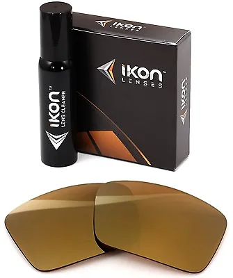 Polarized IKON Iridium Replacement Lenses For Oakley Break Point 24K Gold Mirror • $35.90