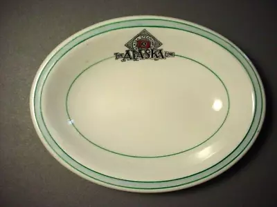 Vintage Alaska Steamship Company-the Alaska Line-serving Dish-buffalo China • $40