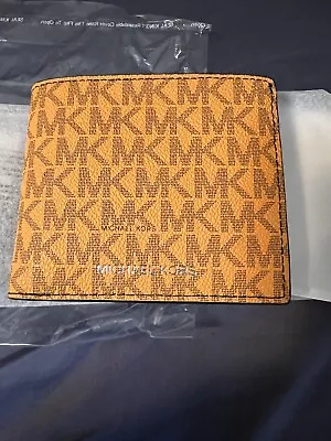 Michael Kors Cooper Slim Bifold HoneyCumb Signature Leather Men's Wallet $138… • $49.99