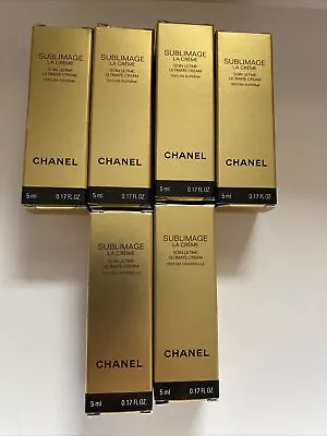 CHANEL SUBLIMAGE LA CRÈME TEXTURE SUPRÊME 4x5ml  TEXURE UNIVERSELLE 2x5ml Boxed • £49.99