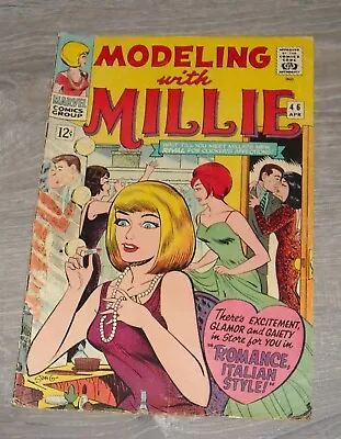 MODELING With MILLIE # 46 MARVEL COMICS April 1966 GGA SILVER AGE ROMANCE • $9.99