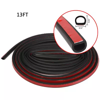 4M 13FT Big D-shape Rubber Seal Car Truck Door Window Trim Hollow Weather Strip • $7.99