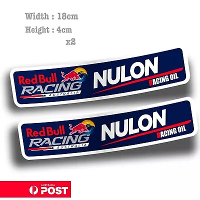 NULON Racing Oil Red Bull Slim Oil Change Logo Sticker  • $7