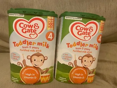 Cow &x Gate Toddler Milk From 2 Years 2 X 800g • £10.50